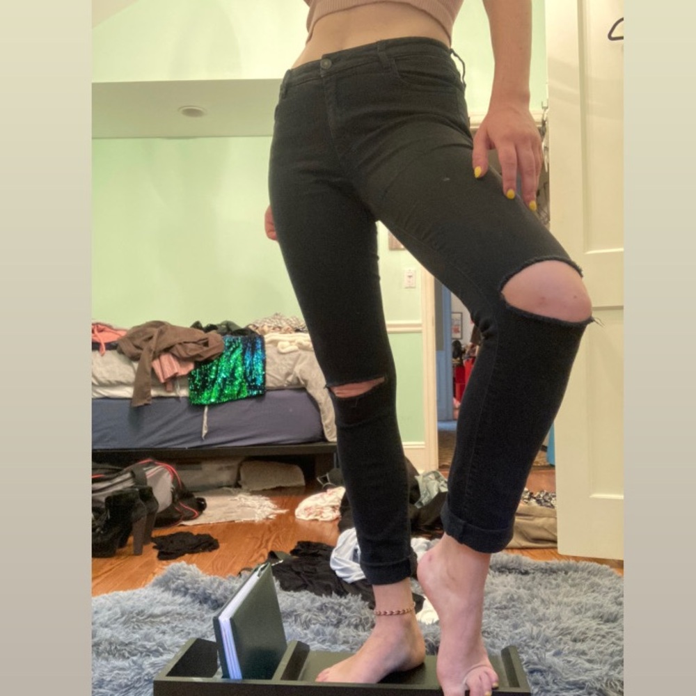 Dark wash jeans